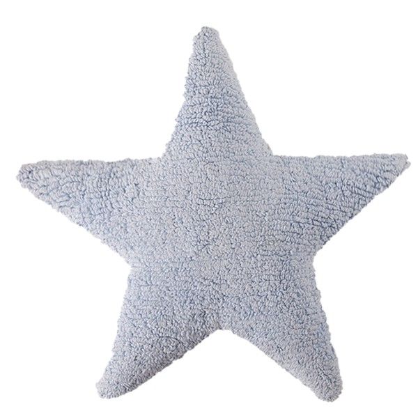 Kissen Stern Hellblau