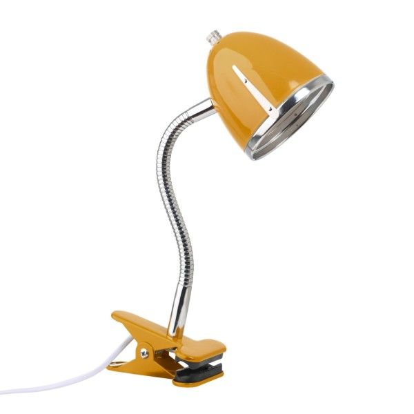Klemmlampe Chrome Bronze