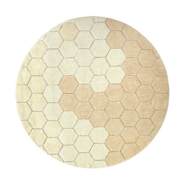 Teppich Honigwaben Golden