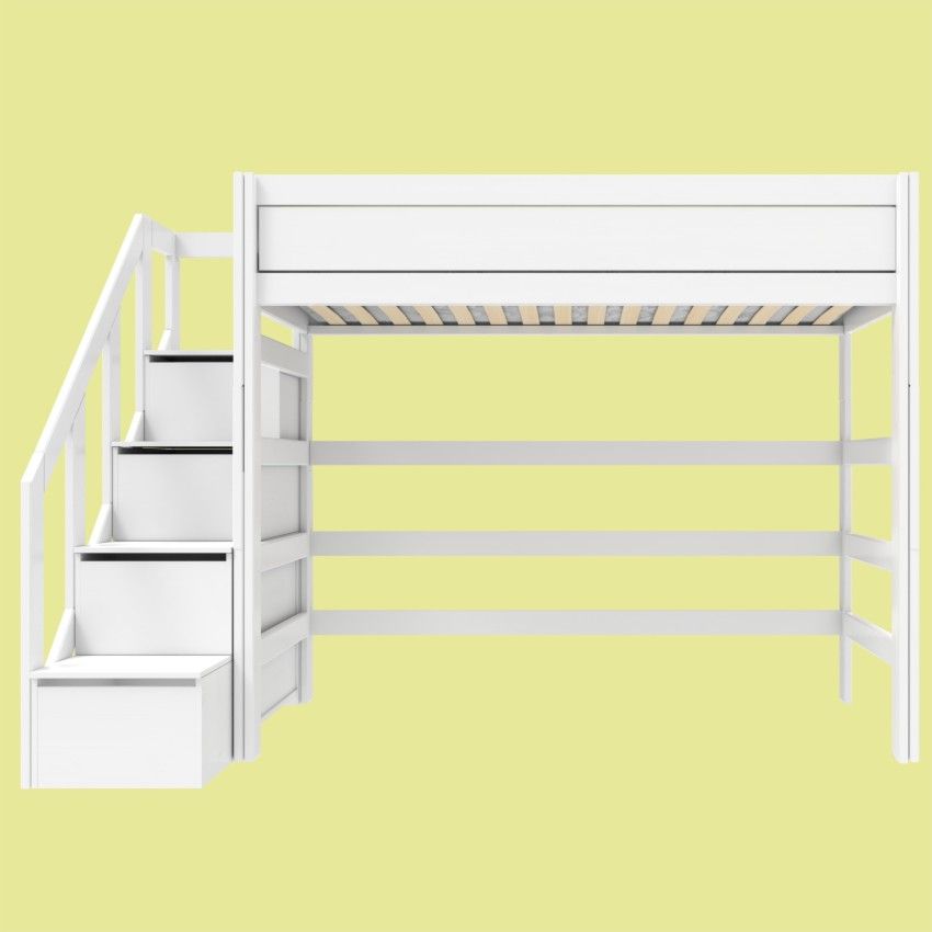 Umbau zum Hochbett mit Treppe