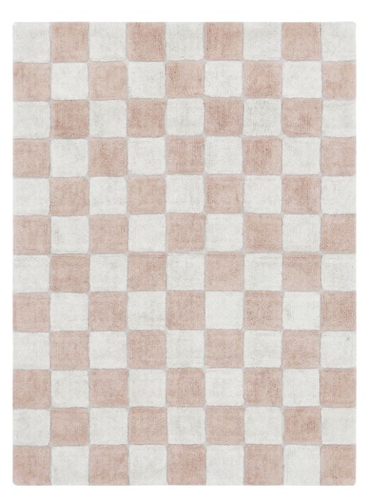 Teppich Mosaik Rosenrosa