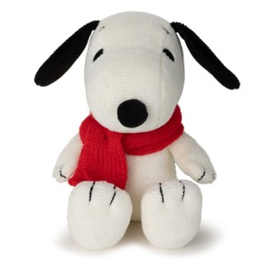 Stofftier Snoopy mit Schal