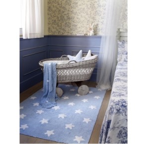 Teppich Stars Blau