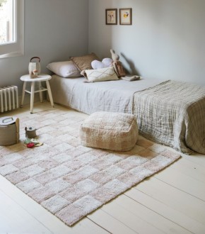 Teppich Mosaik Rosenrosa